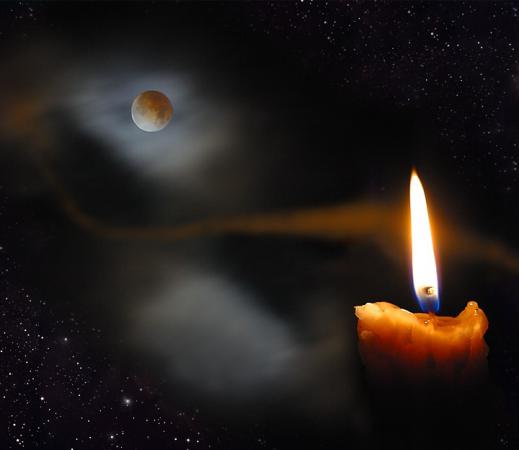 Гадания на свечах на убывающую луну
